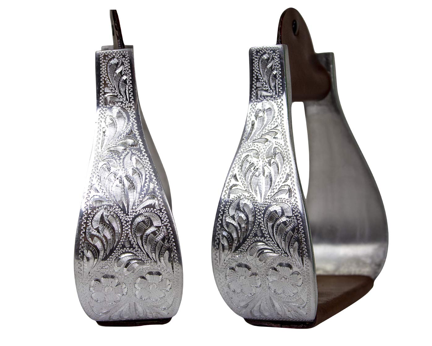 Tahoe Tack 20-4497-a Estribos Occidentales, Unisex, Plata