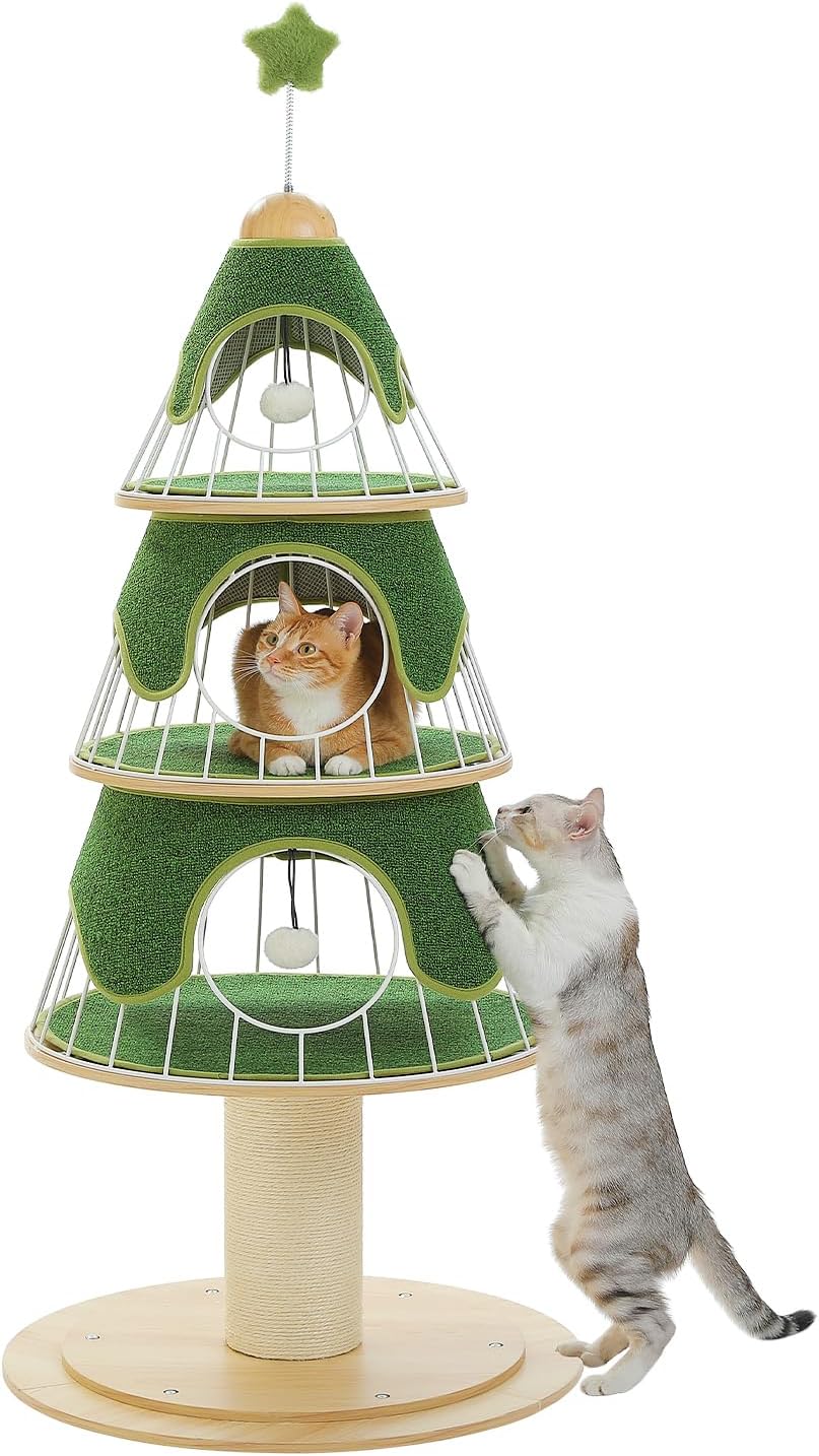 Aazon.co : Docal Cat Tree Cat Tower For Indoor Cats With Sisal