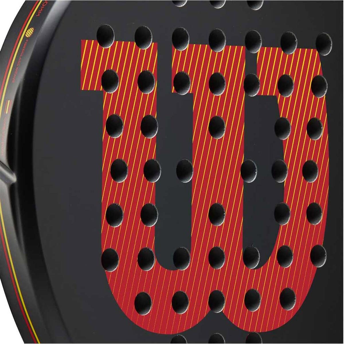 Wilson Pro Staff V2 Team, Racchetta Da Padel Unisex Adulto, Black Red Yellow, Adult