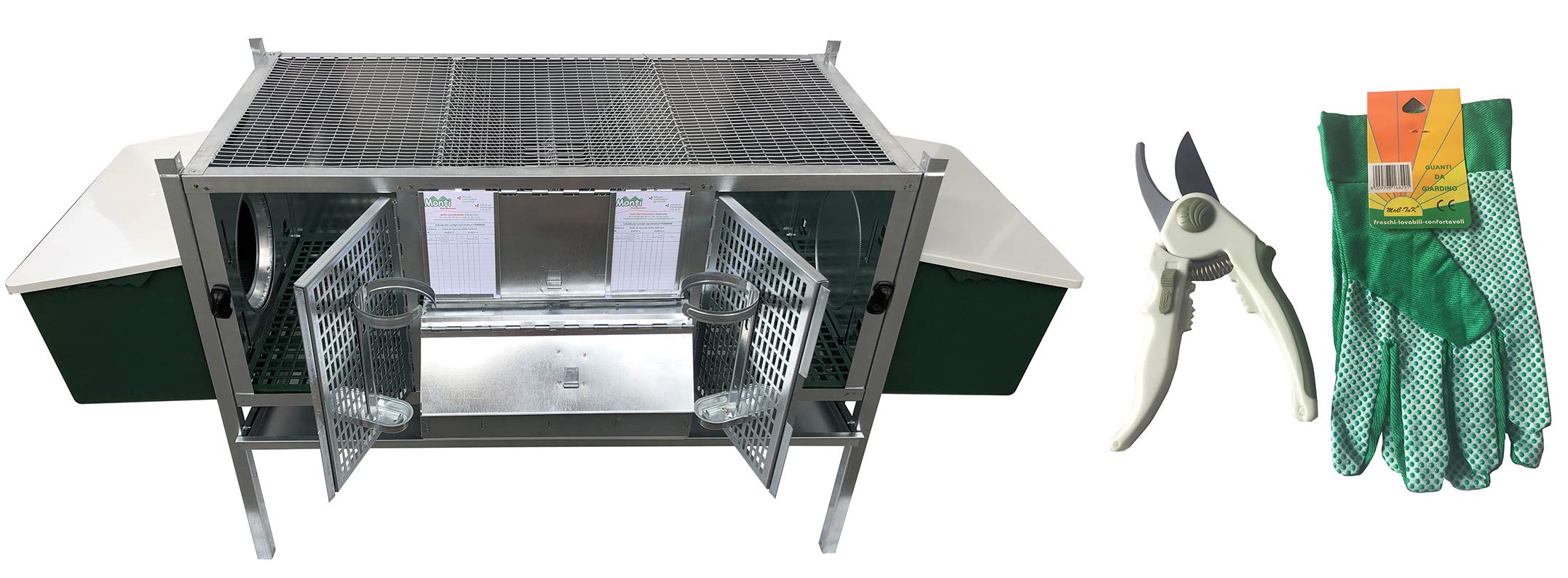 Fondo Posatoio In PVC Per Gabbie Conigli - Kit 2 Pezzi Con Guanti Omaggio - Foto 4