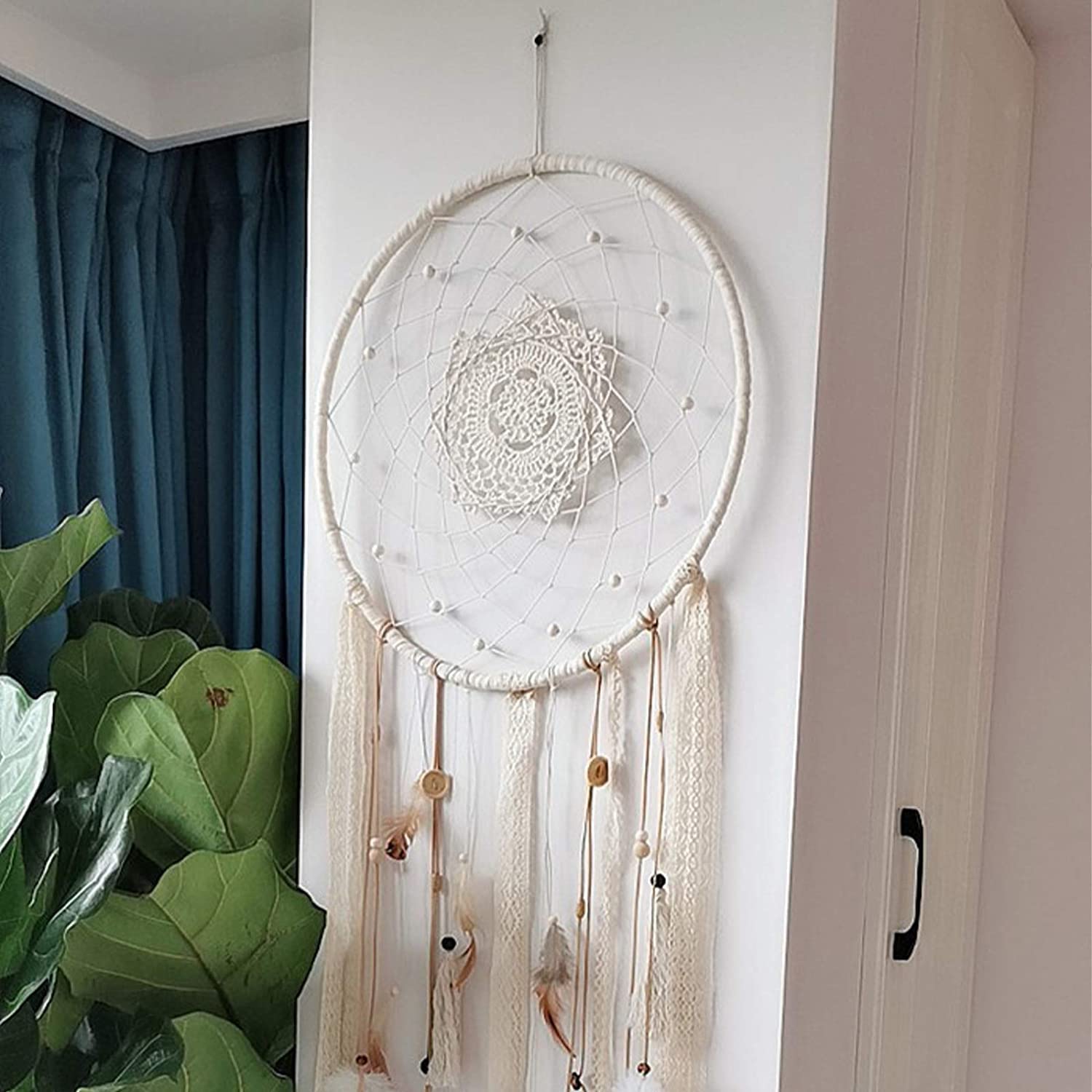 Confezione da 6 grandi anelli in metallo a cerchio in macramè oro per realizzare decorazioni di corona di nozze e fai da te acchiappasogni artigianato da parete - 25 cm