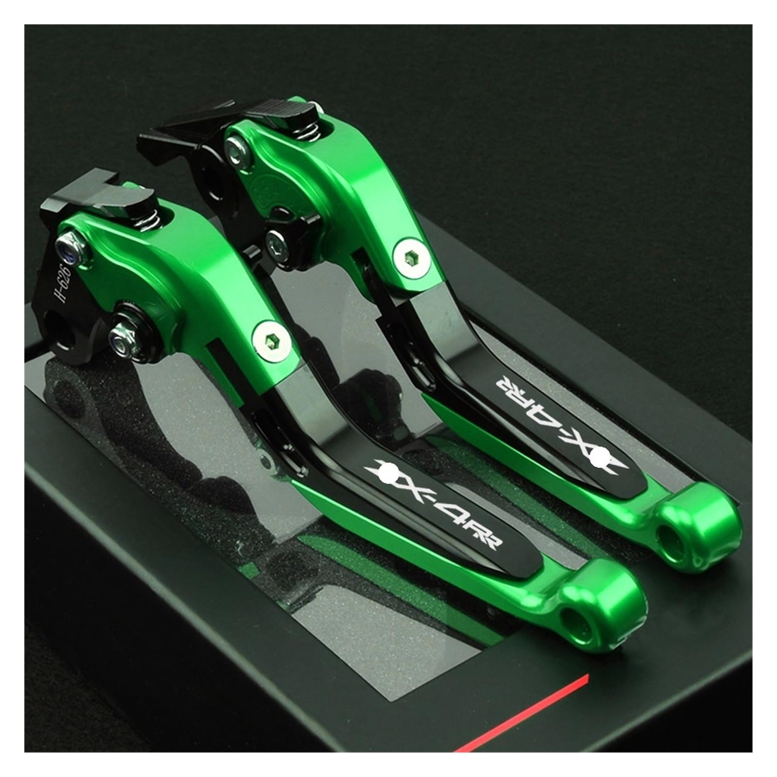 KTEBNWOSD for Kawa&saki ZX4R ZX4RR ZX25R ZX 4R 4RR 25R ZX-4R ZX-4RR ZX-25R CNC Motocycle Brake Clutch Lever Adjustable Folding Handle Brake Clutchs Levers