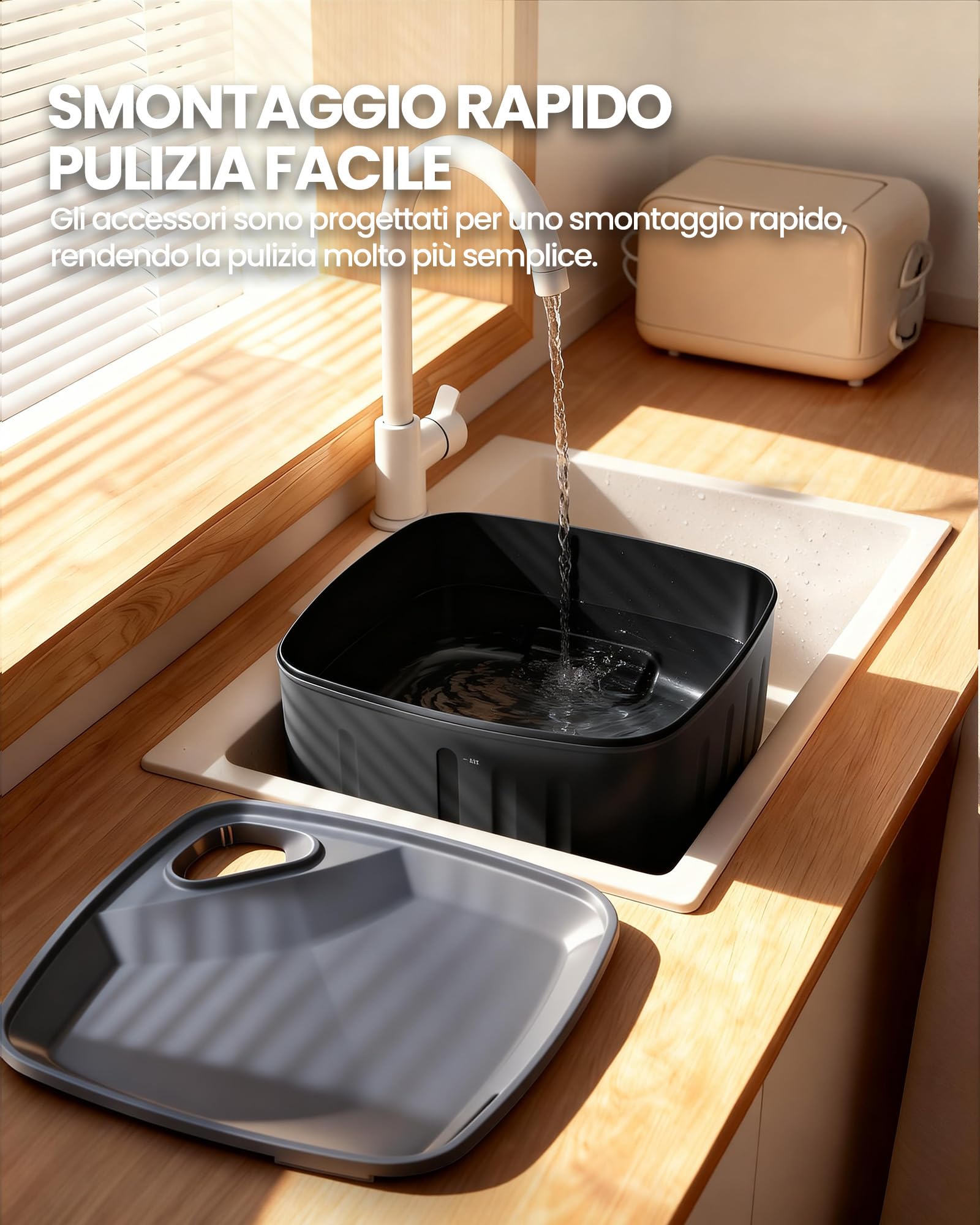 Kittyspout Fontanella per Cani Senza Fili, 8L Fontanella per Gatti e Cane Grosso con Sensore di Movimento, Batteria Ricaricabile Integrata da 4000mAh, con Pompa Silenziosa e Filtro Carbonio Attivo