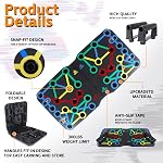 AERLANG Push Up Board-Large PushUps Portable Multi-Function Foldable Push Up Bar, Easy to Use Push up Handle Push Up Strength Training Push Up Stands Home Workout Equipment