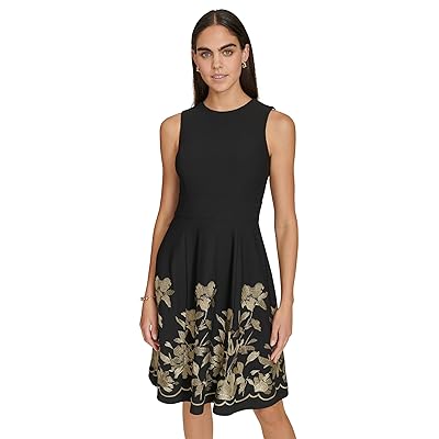 Calvin Klein Embroidered Floral Aline Women