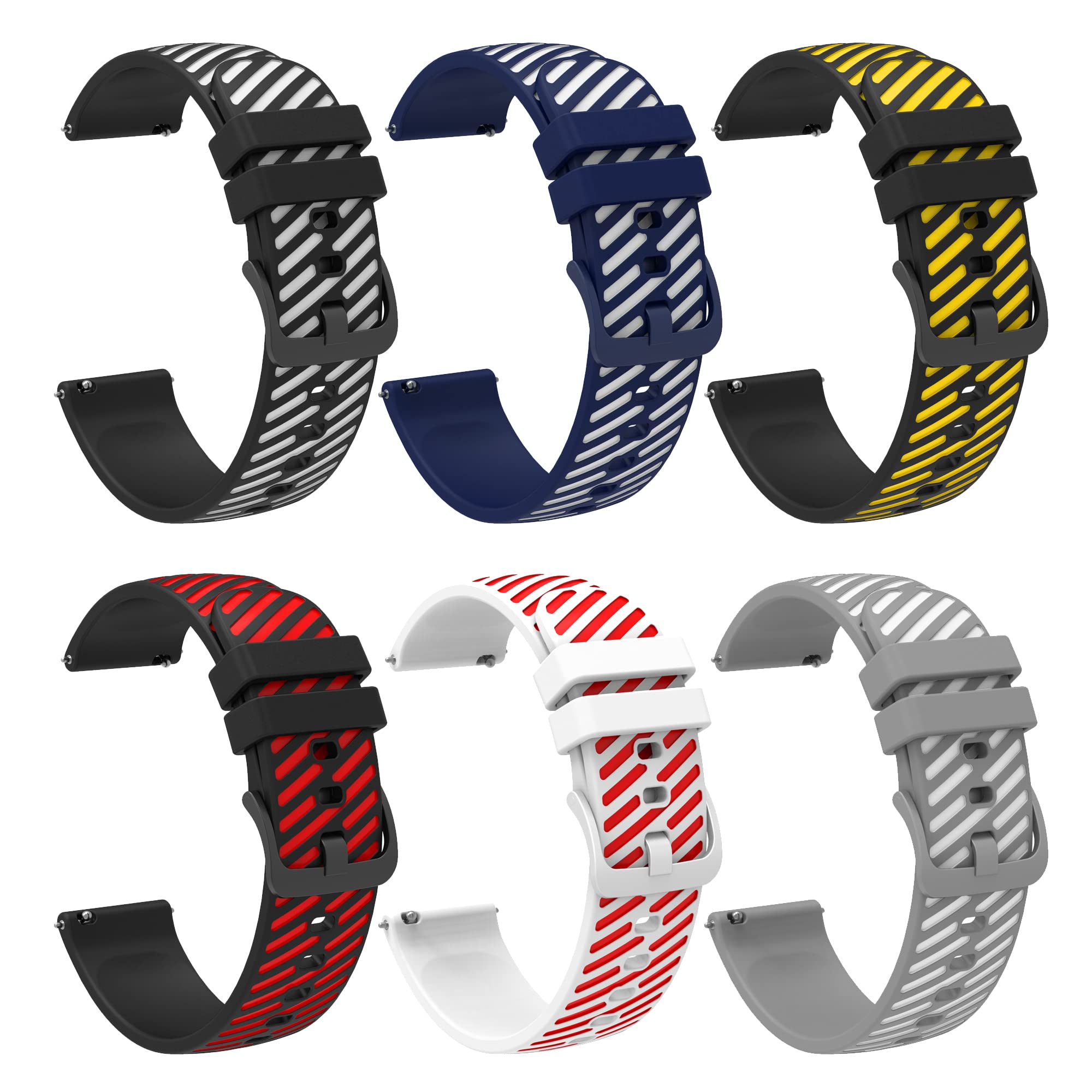 FitTurn Watch Bands Compatible for KOSPET Tank M1 Pro/M1/M2/M3/T2/T3 Smart Watch, Wrist Strap for AMAZTIM C20 Pro/C20/M2/T2 Soft Silicone Loop