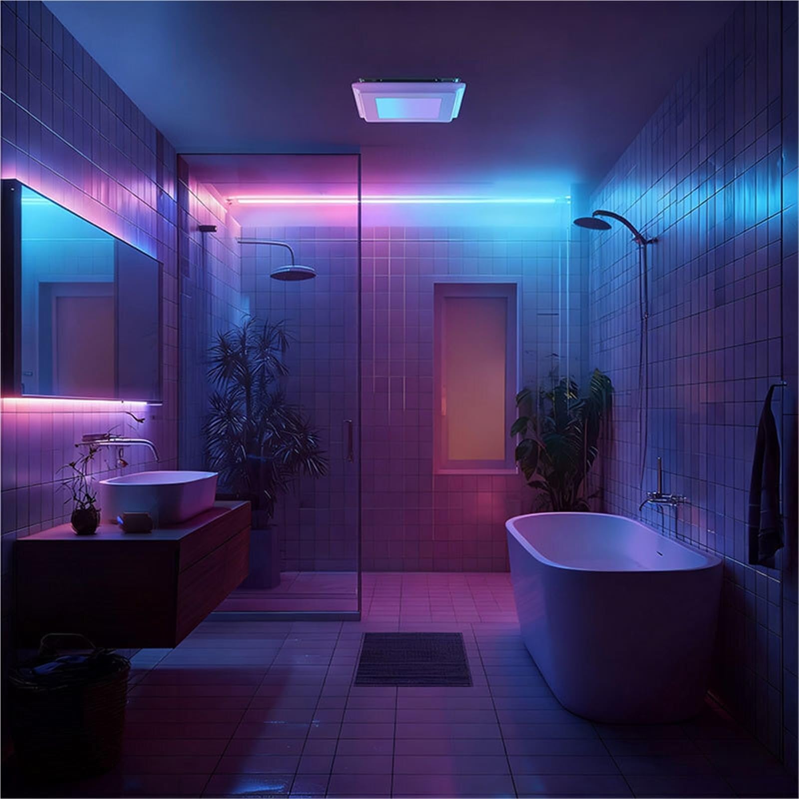 Aspiratore Silenzioso, modalità Illuminazione Bagno Aspiratore