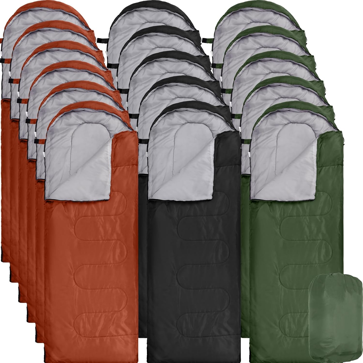 Tudomro 16 Pack Winter Camping Sleeping Bags Bulk for Homeless Adults Cold Weather Lightweight Waterproof Compact Backpacking Sleeping Bag Gifts for Travel Hiking Christmas Tudomro 16 Pack Winter Camping Sleeping Bags Bulk for Homeless Adults Cold Weather Lightweight Waterproof Compact Backpacking Sleeping Bag Gifts for Travel Hiking Christmas