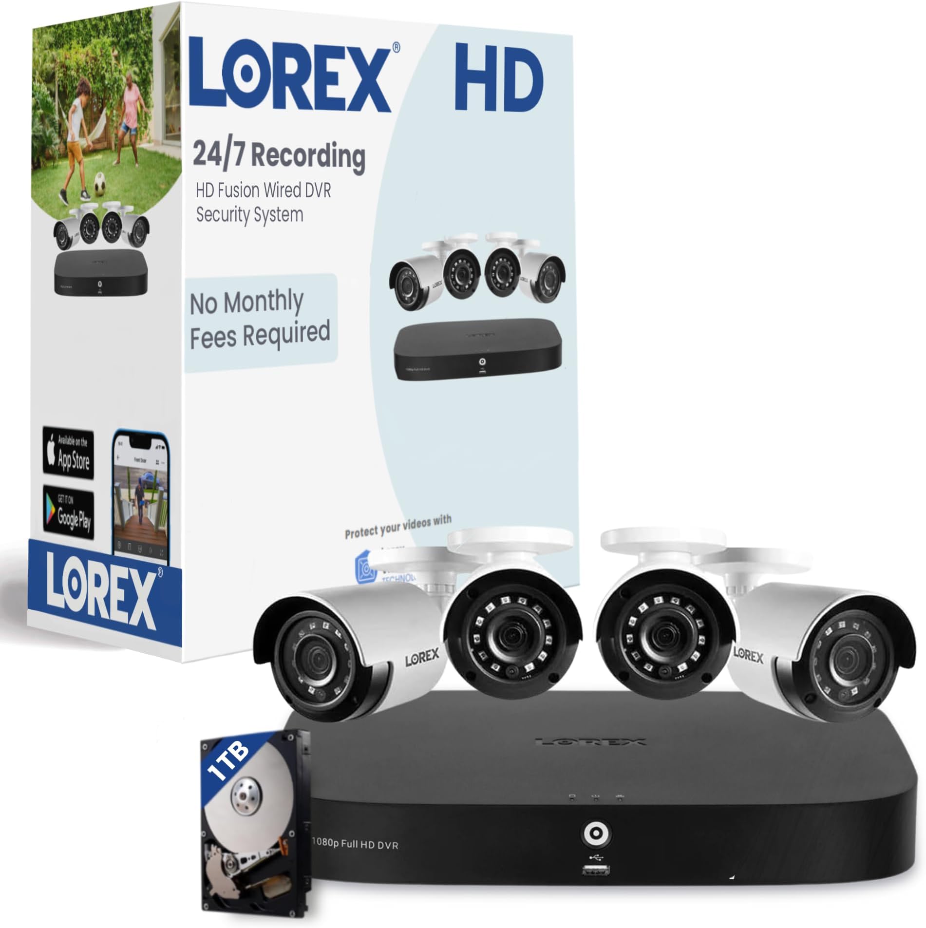 Lorex Fusion 4K 16Channel (8 Wired + 8 WiFi) 2TB NVR