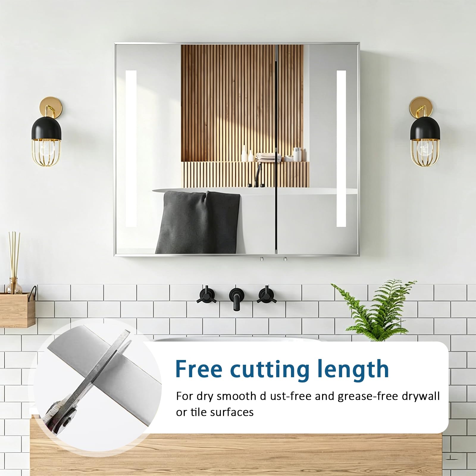 Molduras Decorativas Autoadhesivas Plata Mate Despegar y Pegar, Tiras de Pared de PVC Flexibles, Ideales para Paredes, Espejos, Techos, Suelos, Armarios, Azulejos (12M x 2cm)