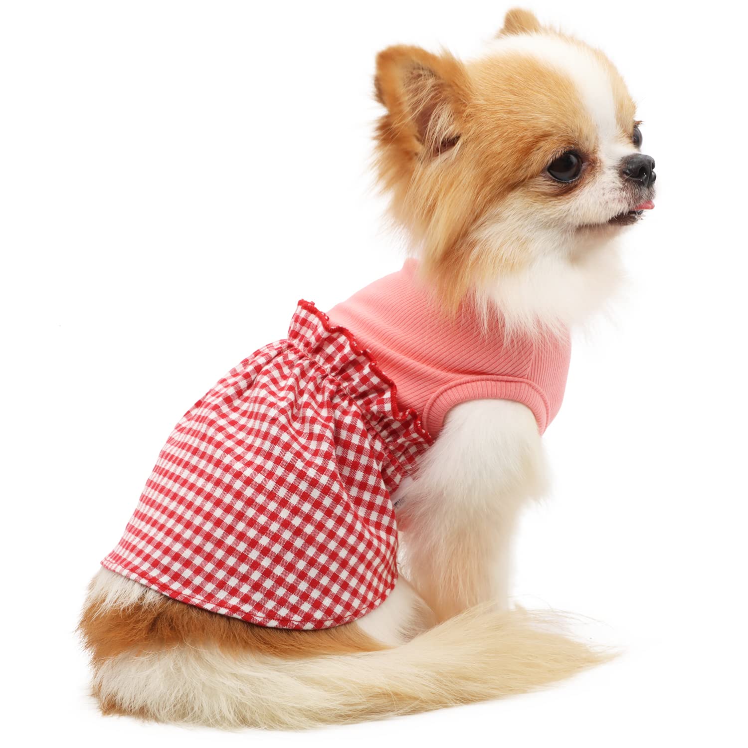 Vestido Xadrez Para Cães Pequenos - LOPHIPETS Para Chihuahua E Yorkshire