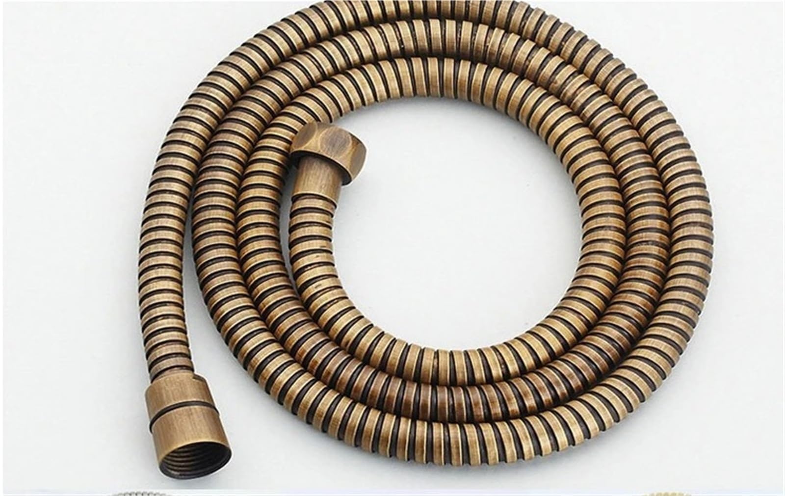 Flexible D'alimentation En Eau En Acier Inoxydable Tuyau de douche Flexible en acier inoxydable, Long tuyau d'eau de douche de salle de bains, Extension de tuyau de plomberie, Tube de traction(150cm)