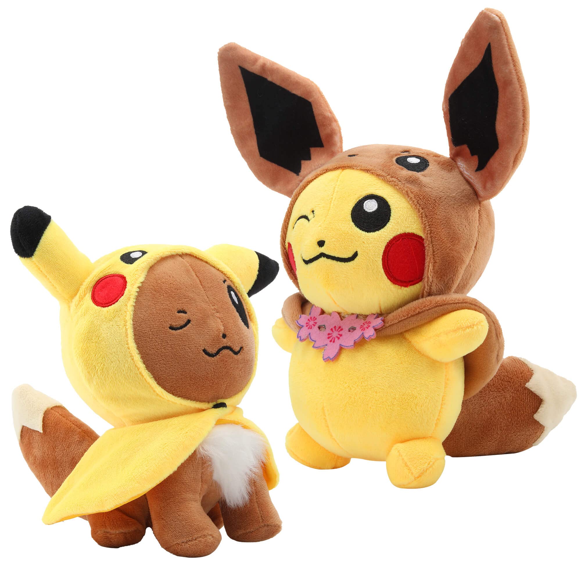 Anime Plush Stuffed Animal Toy 2 Packs, Cute Stuffed Plush Doll Children's Birthday Gift for Age 3+ - 
