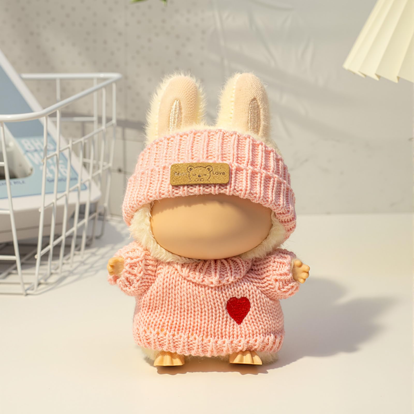 Amazon.com: Clothes for LABUBU Doll (NO Doll), 3-Piece Handcrafted Crochet  Accessories for LABUBU 17cm Dolls, Premium Outfits for LABUBU Unique Dress  up