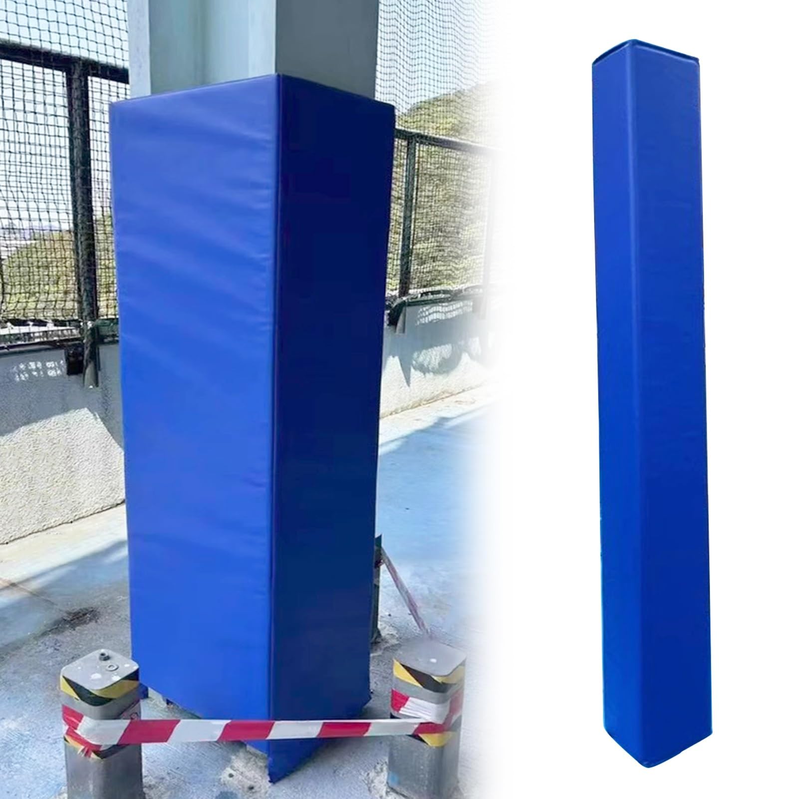 VUIKLCty Reinforced Basketball Hoop Pad Covers For Gyms And Basements(3.3ft/100cm,20 * 20cm/7.9 * 7.9in)