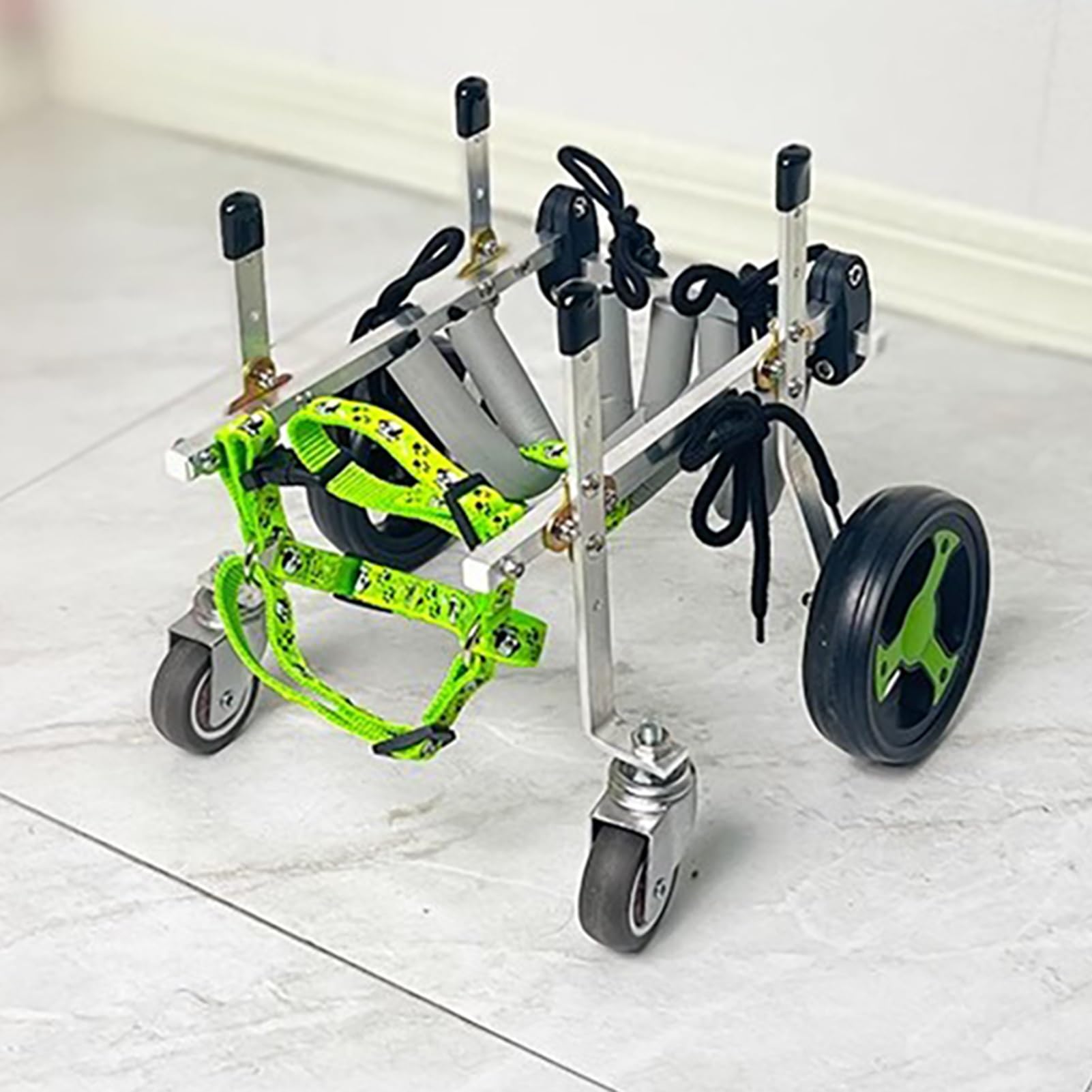 調節可能な犬の車椅子2車輪、フルサポートペット犬カートの後ろ足リハビリテーション、身体障害者犬の子犬、簡単な組み立て（0-20 kg  （Amazon.co.jp: 犬 車椅子 前足後足用の調節可能な犬用車椅子、軽量の4輪アルミペットカート、リハビリトレーニング用の犬の散歩 ...