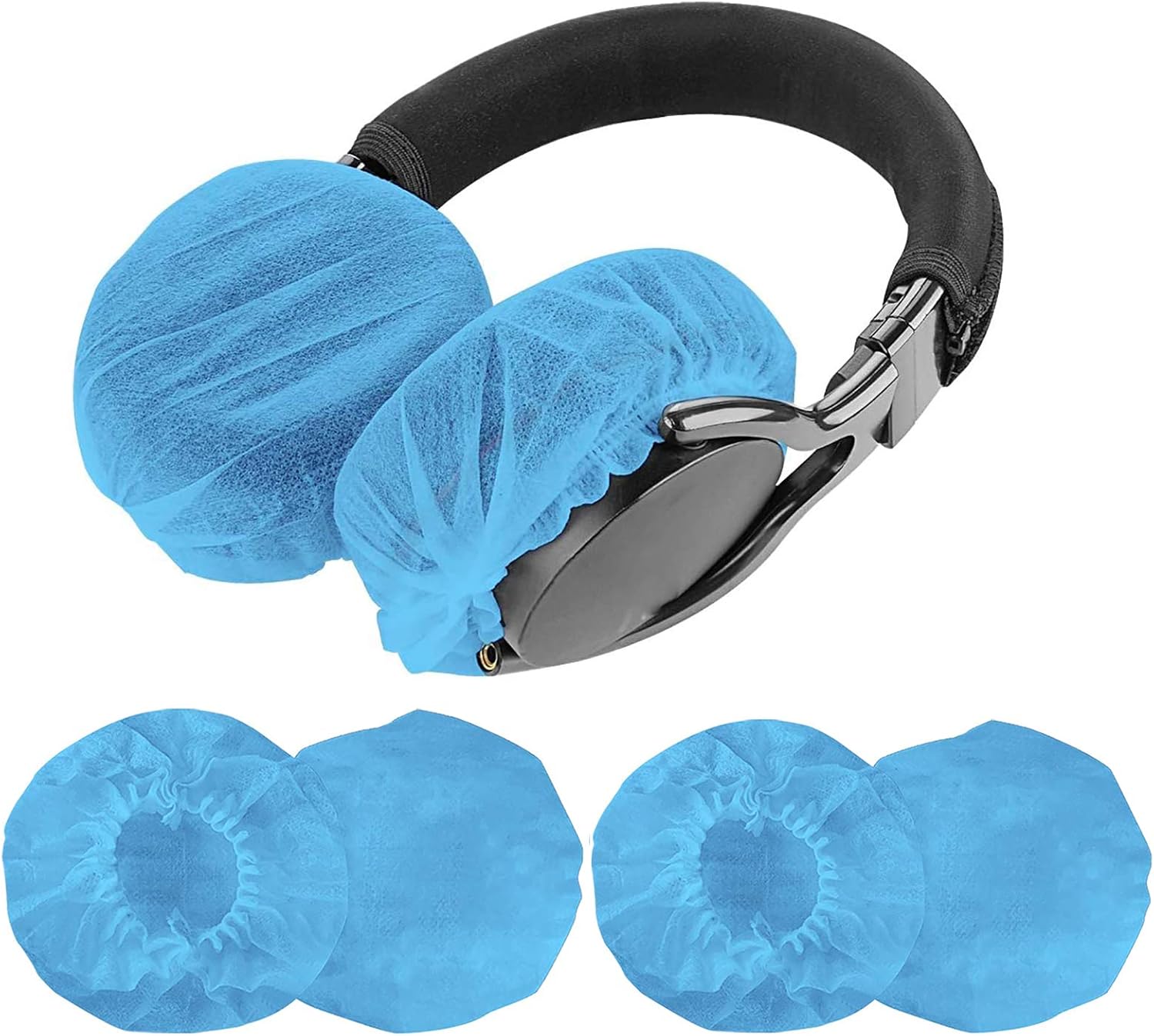 8cm 100枚入り 不織布 マイク 衛生カバー ヘッドホンカバー ヘッドフォンカバー カバー 1袋まで HEC80W100 ドア取手