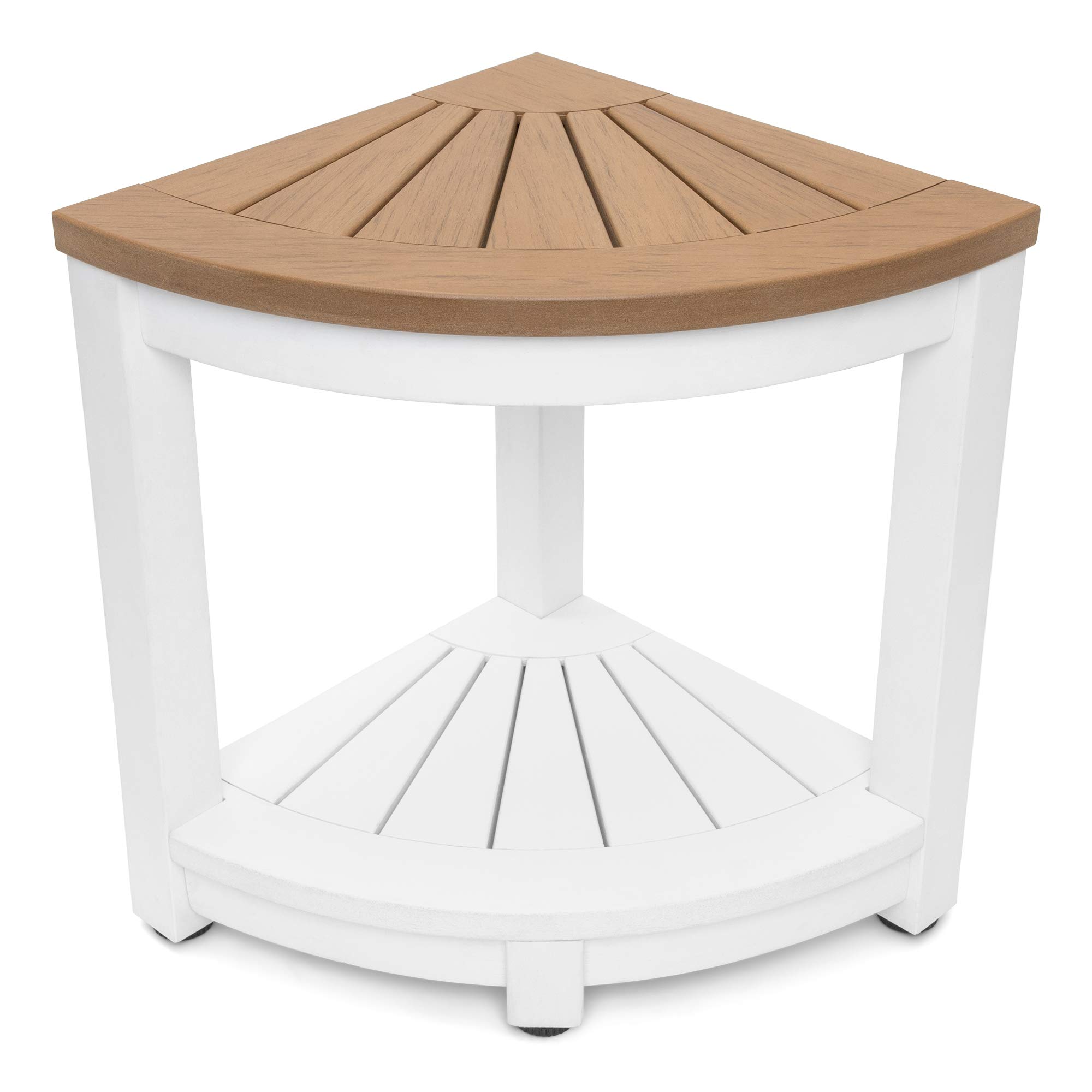 Corner Bench Shower Stool for Shaving Legs Waterproof Shower Stools