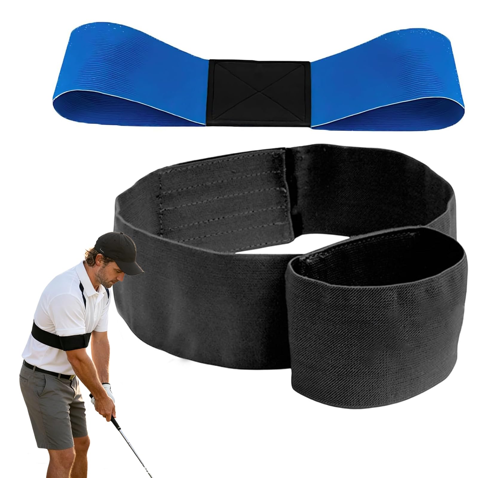 HANXIANG TRS Slider Golf Aid – Arm Band, Adjustable Swing Corrector
