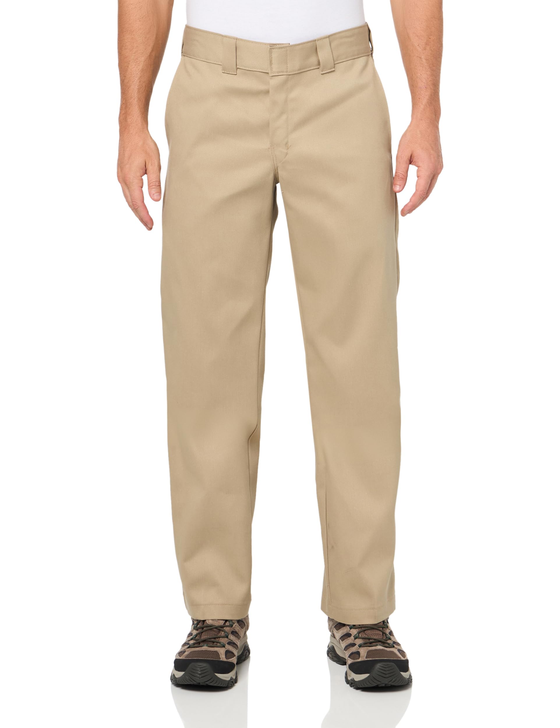 Dickies Mens 873 Slim Fit Work Pants, Desert Sand, 34W x 30L