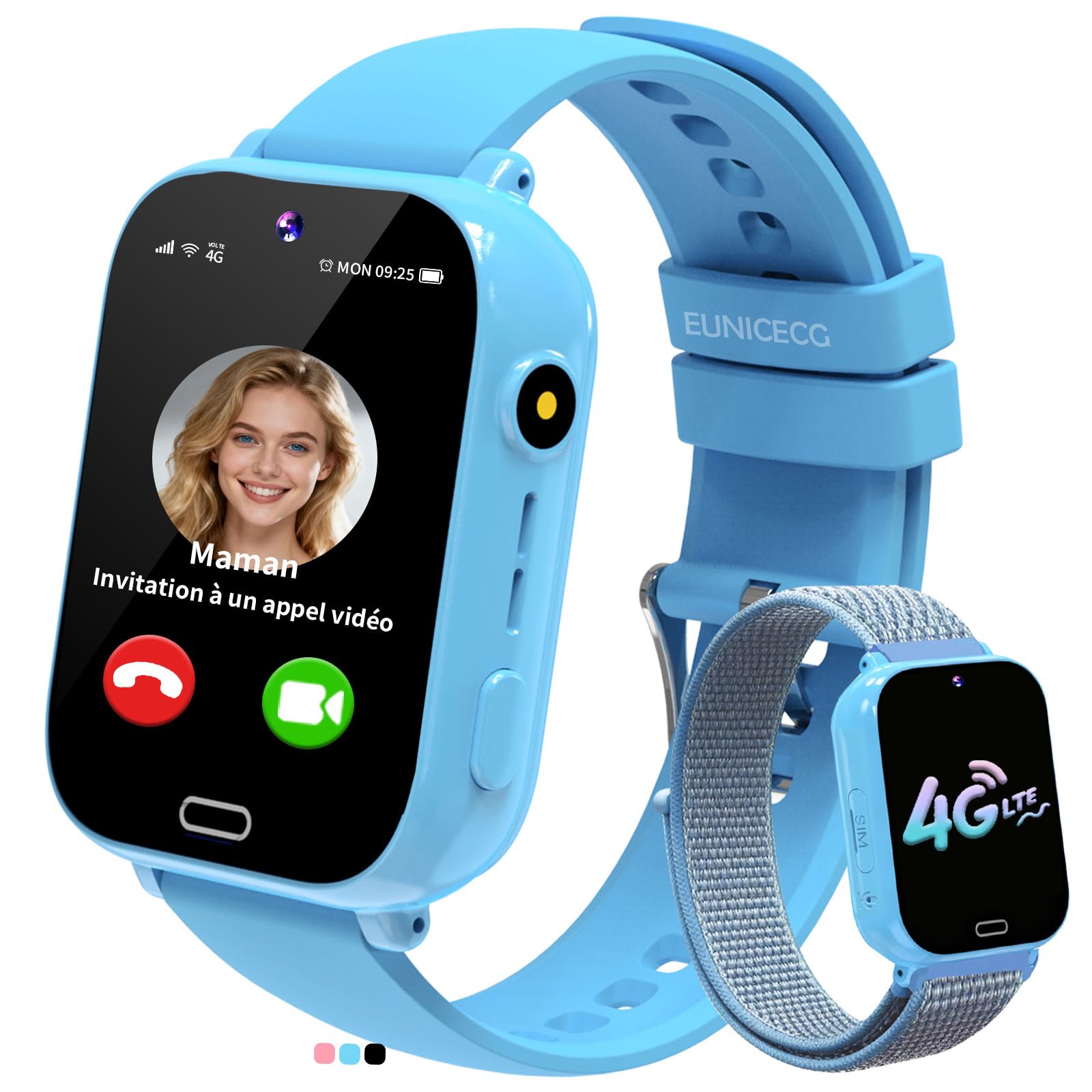 4G Montre Connectée Enfant avec GPS Traceur Téléphone Appel Vidéo