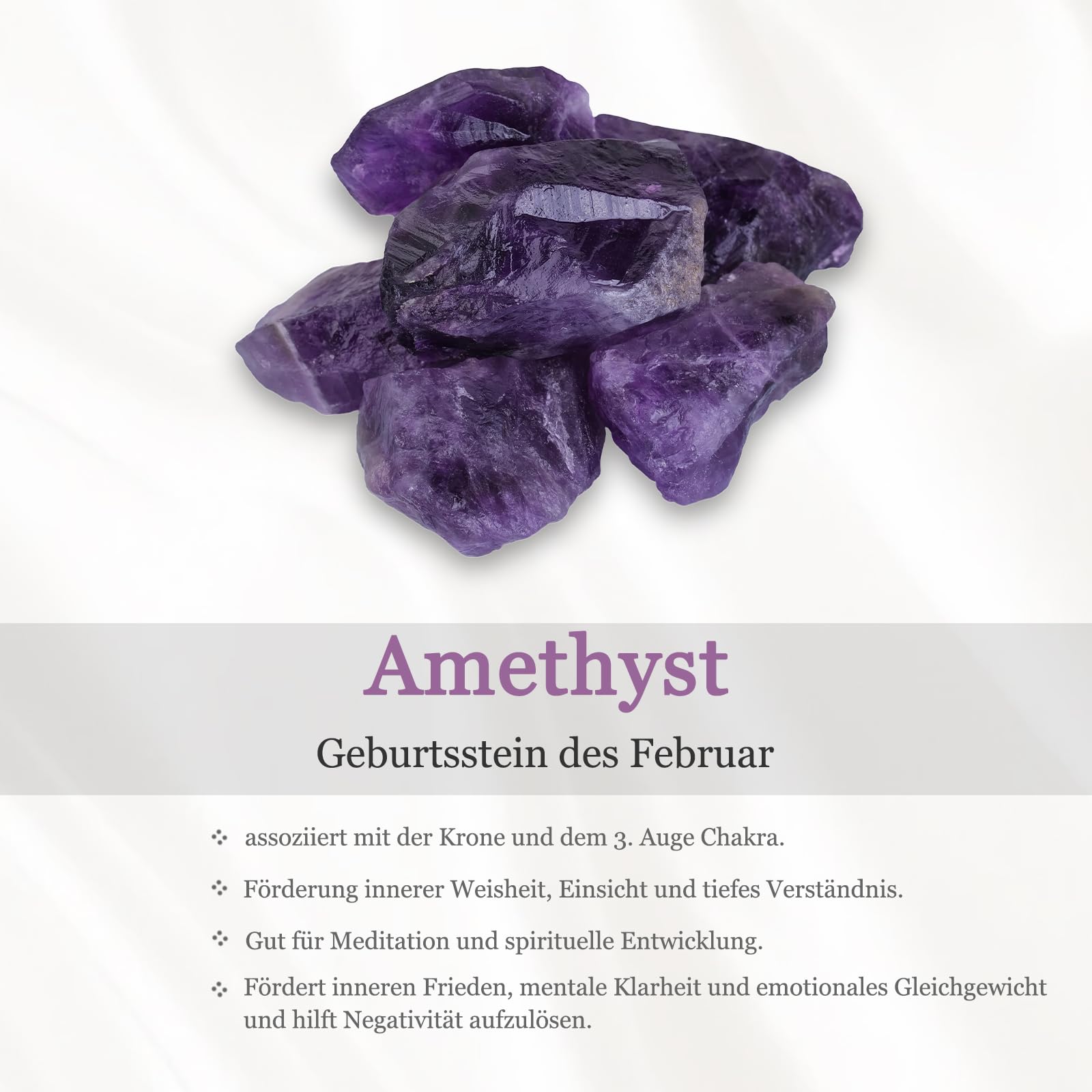 Natürliche Amethyst Kristall Geode Amethyst Stein Mineralsonde | Amethyst Crystal Rock Geodes für Meditation, rauer Stein Geode Quartz Heimdekor für Reichtum und Glück, 0,88-1,1 lb