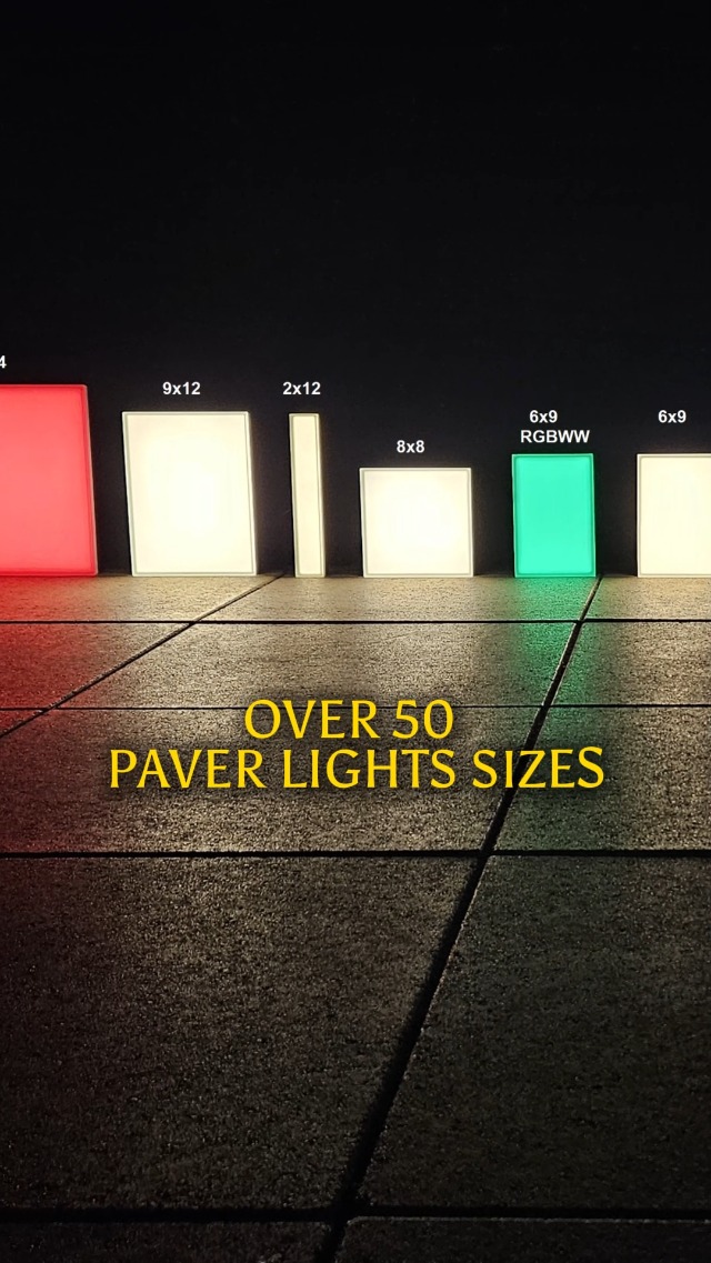Image of LUMENGY Paver Light 3x6 Inch (2.95 X 5.9), 2700K Warm White Glare-Free Illumination for Driveways, Pathways, Pool Deck & Patios, 12V AC /DC, Waterproof & Drive-Over Rated V2
