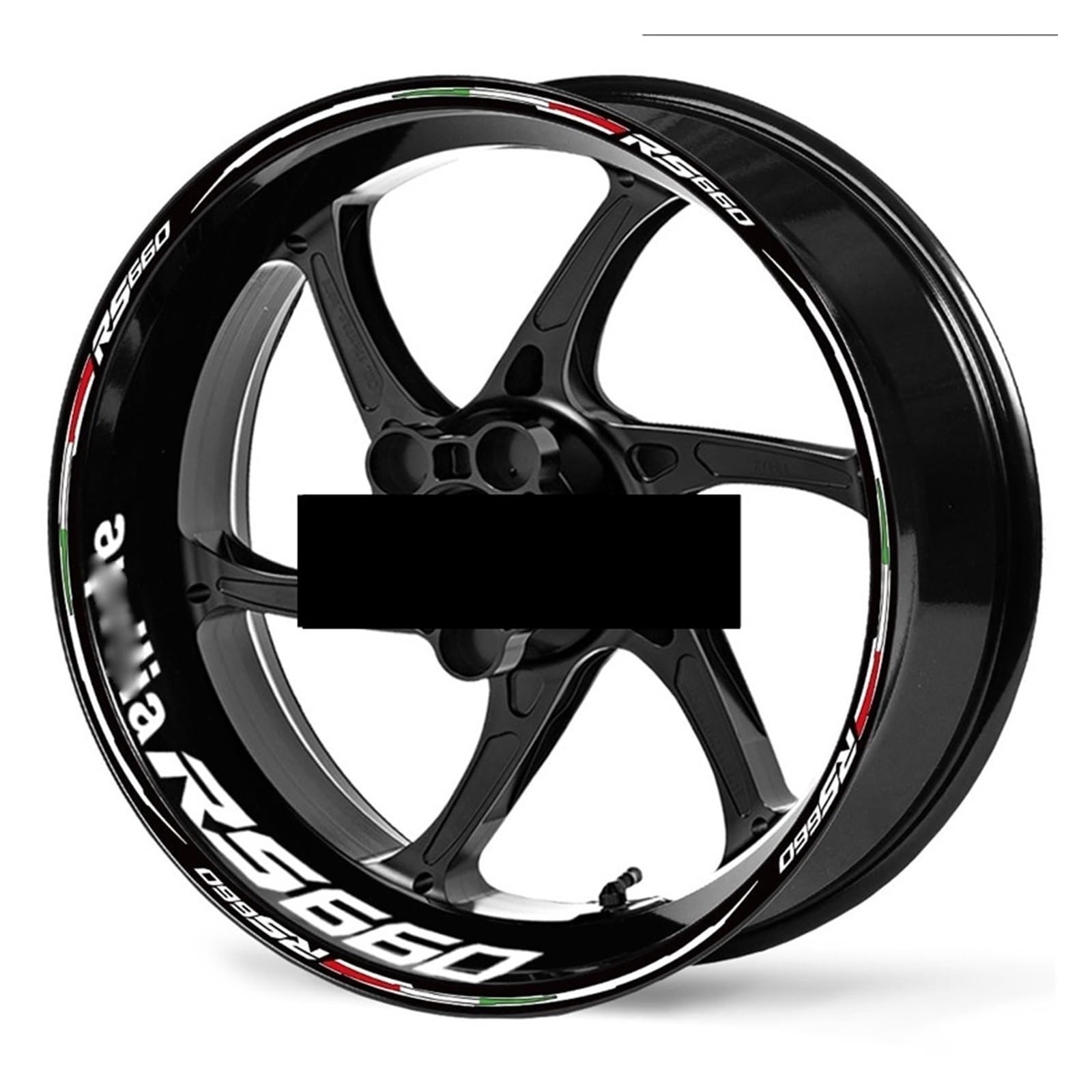 Adesivi Per Ruote Moto - Strisce Riflettenti Per Aprilia RS660 - Decorazione Sicura - Foto 3