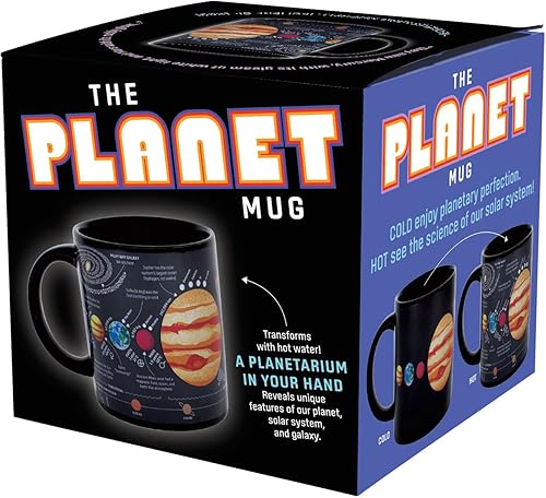 Miniatura 9 de Taza de planeta que cambia el calor - Añade café y aparece el sistema solar