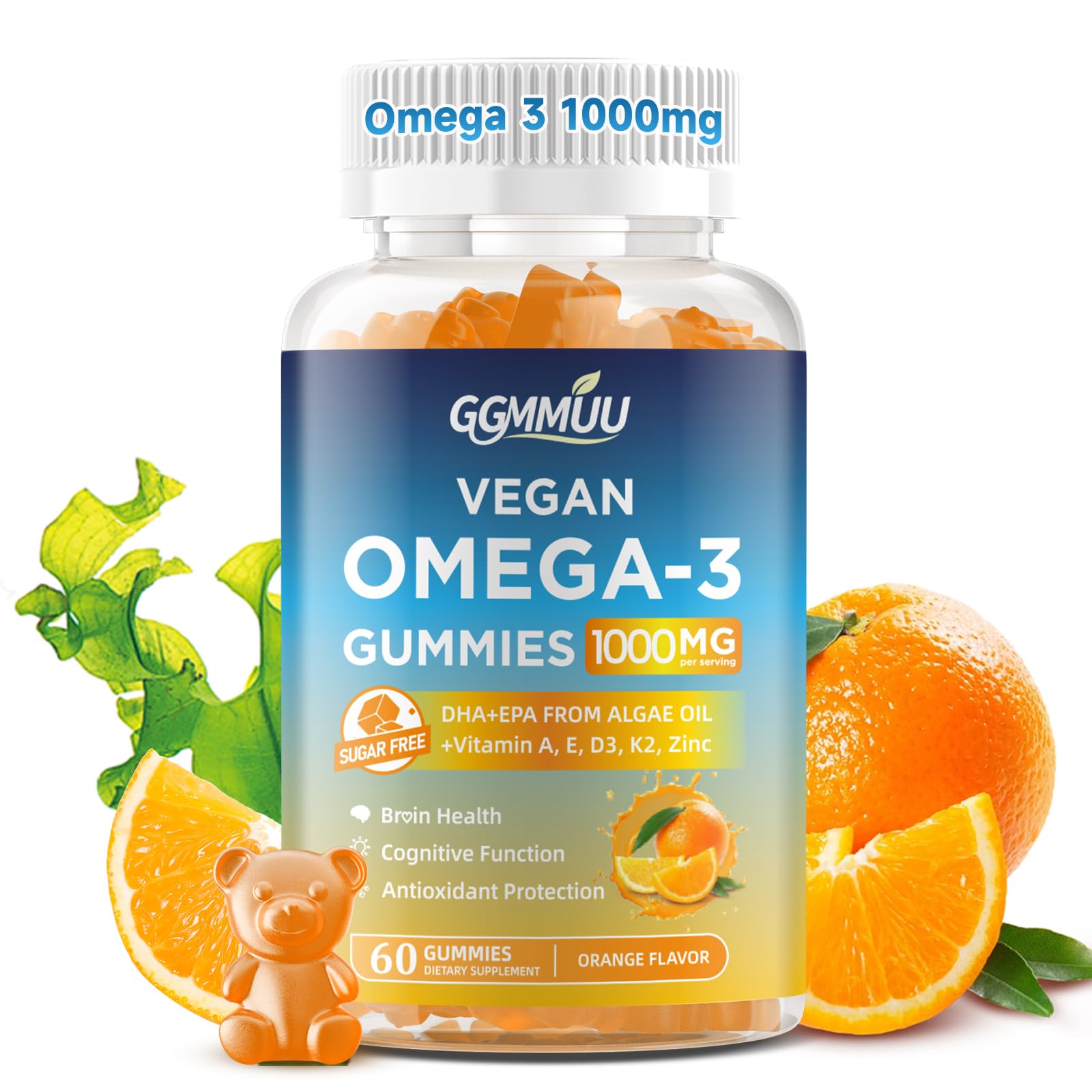 GGMMUU Vegan Omega 3 Gummies