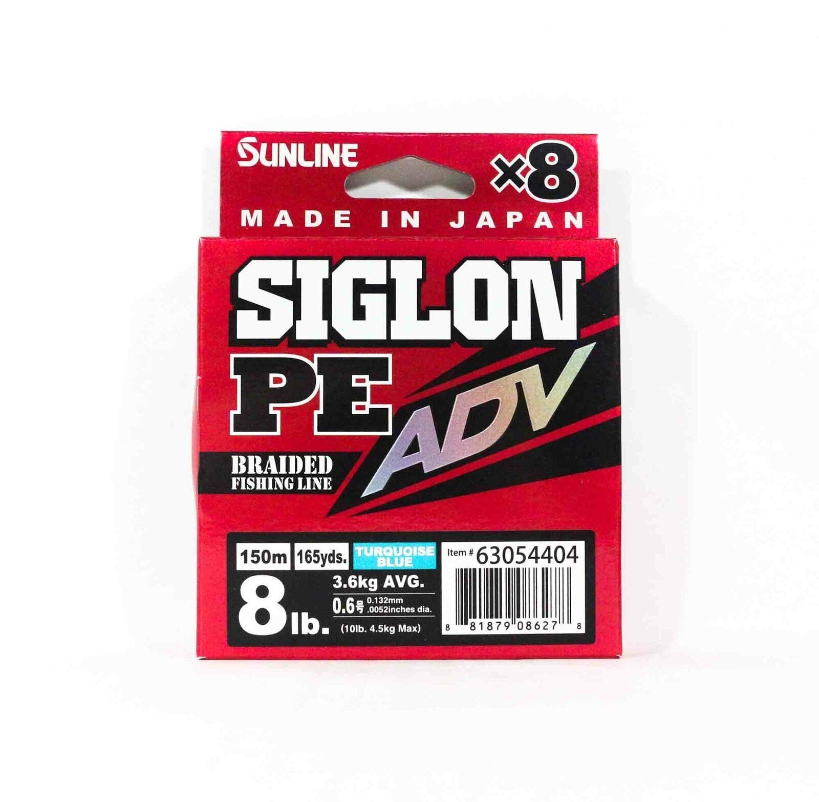 Tresse Sunline Siglon PE ADV bleu hydrofuge haute resistance 3.6kg
