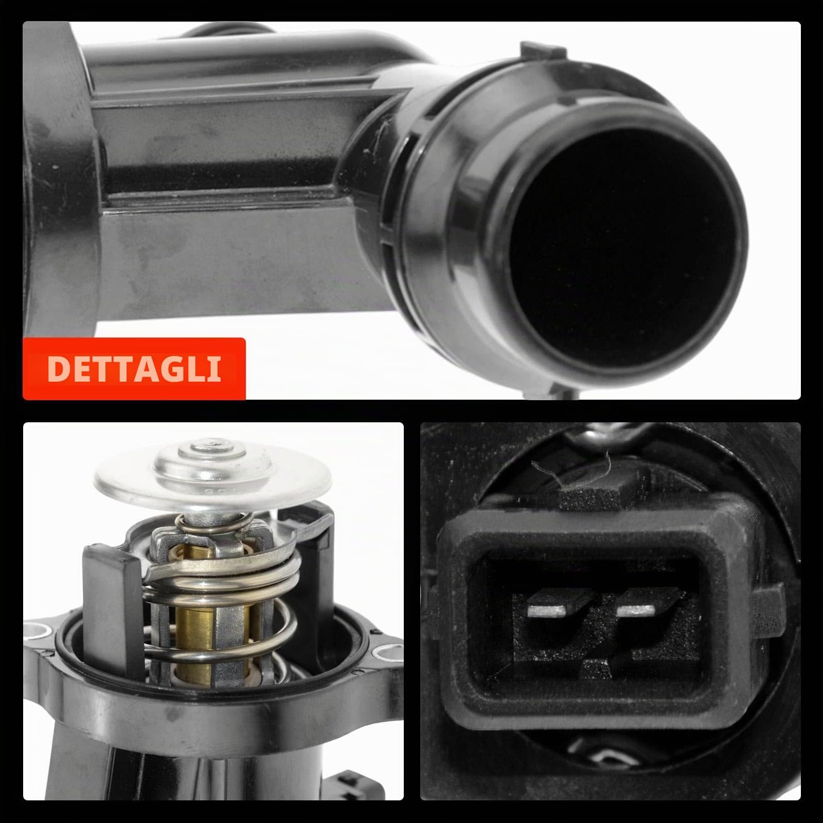 Frankberg Refrigerante del Termostato Compatibile con Serie 3 E46 318i Serie 3 E46 316i Z3 R.o.a.d.s.t.e.r E36 1.9i Serie 3 Compact E36 316i Serie 3 Touring E46 318i Replace# 11531437085