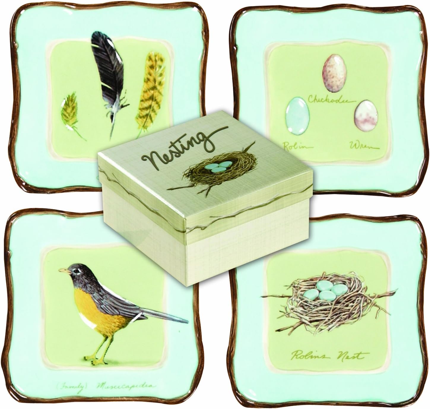 Manual Woodworkers and Weavers Decorative Plates, Mini