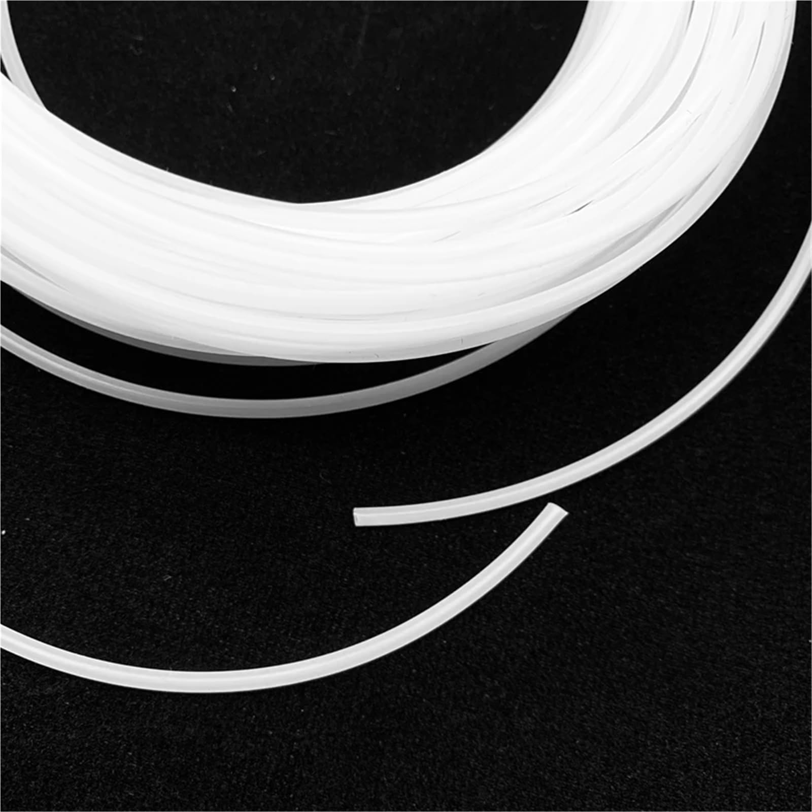 Lfang-Mangueras PTFE Tube ID 0.6 0.8 1 1.2 1.5 1.6 1.8mm Capillary Insulated Hose Rigid Pipe Temperature Corrosion Resistance, A prueba de presión y explosión(10M,ID 0.5mm x 0.9mm)