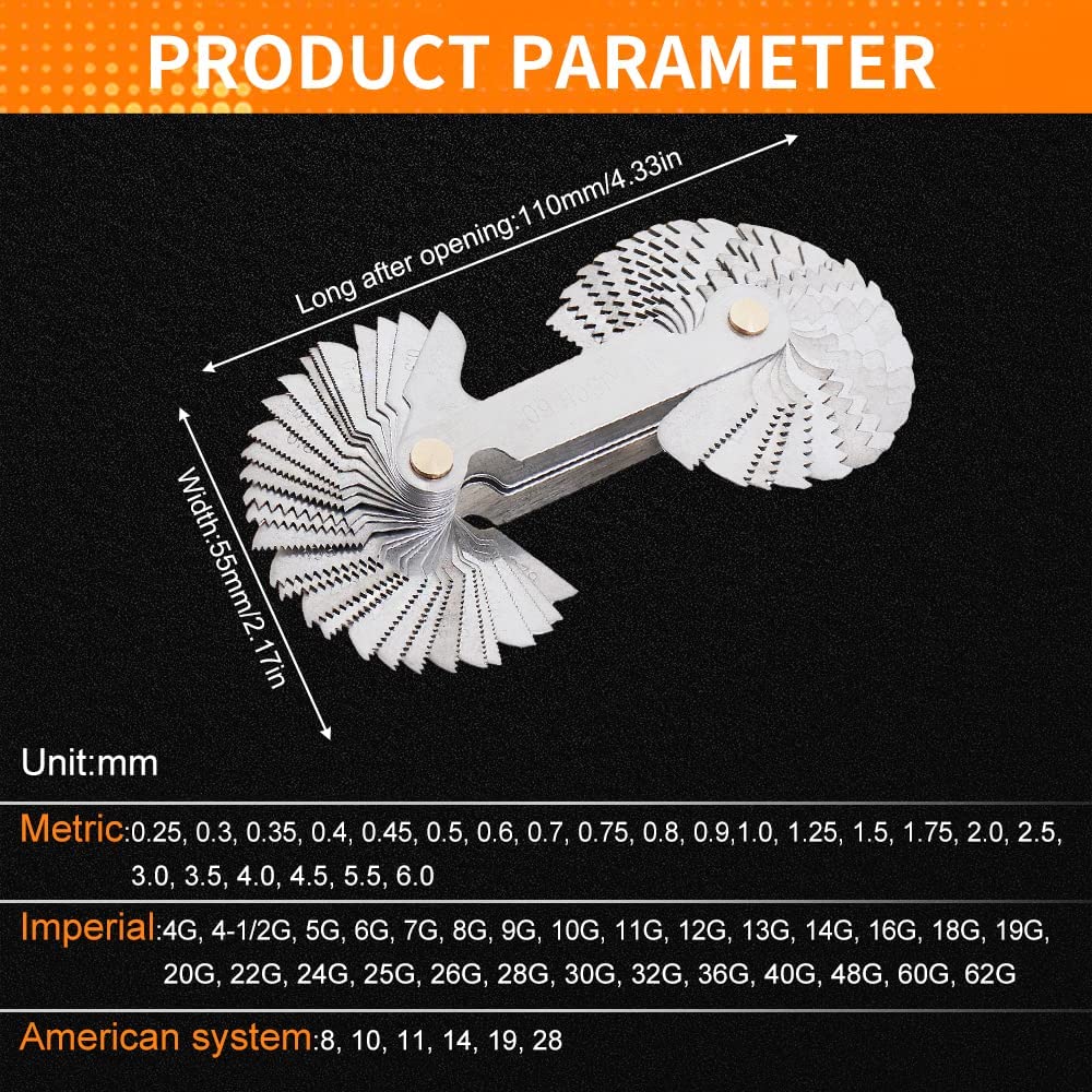 Thread Gauge Set - Metric, Imperial & US -2