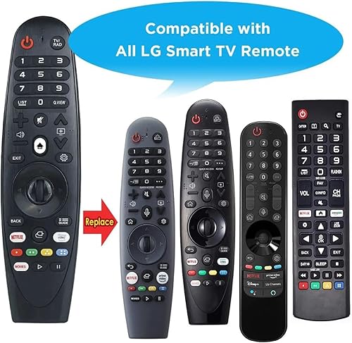 Miniatura 2 de Control remoto universal LG Voice Magic AKB75855501, repuesto para modelos LG Smart TV AN-MR20GA AN-MR19BA AN-MR18BA AN-MR650A 2021 2020 2019 2018