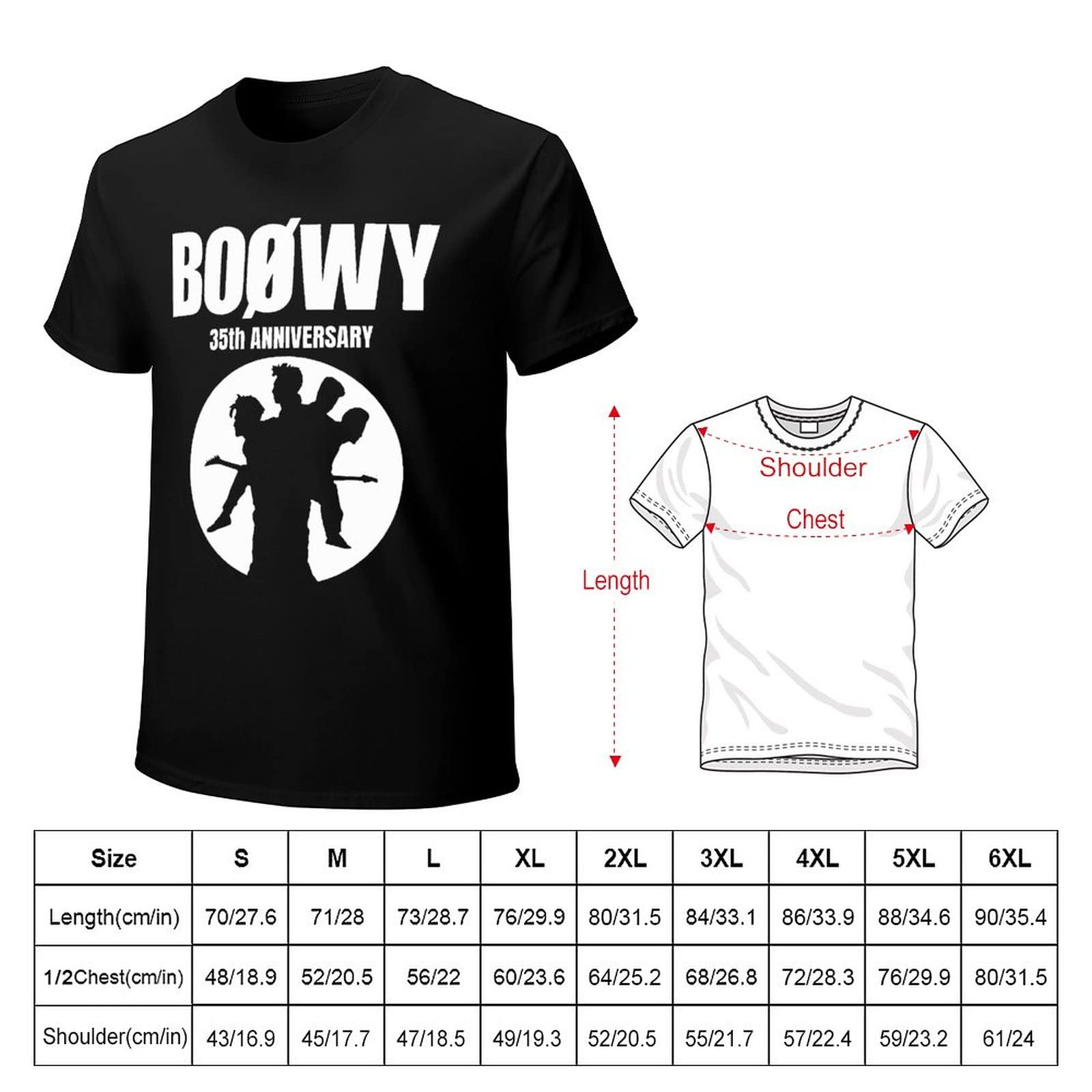 Amazon.co.jp: メンズ Tシャツ ボウイ Boowy Boøwy 半袖 おしゃれ 