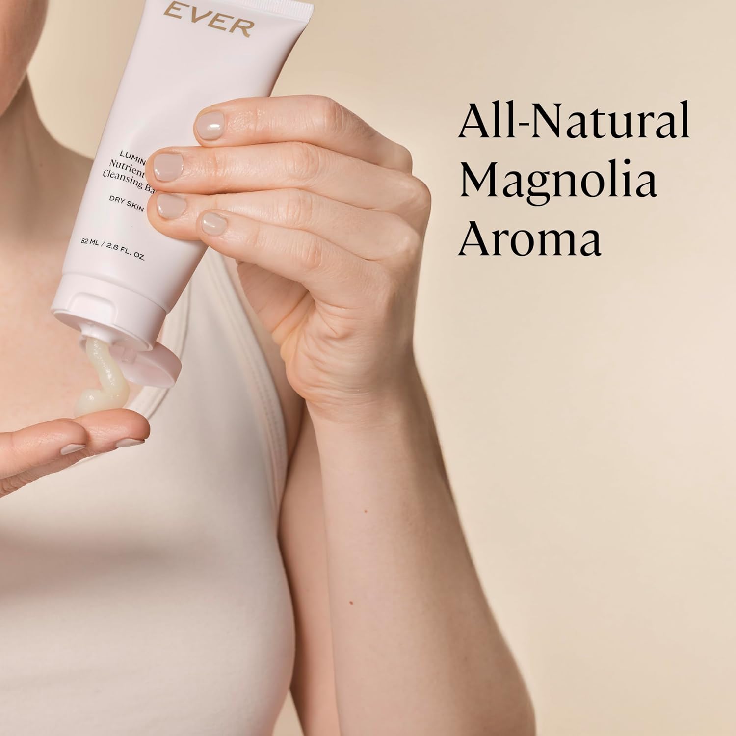 EVER Luminous Nutrient-Rich Cleansing Balm – Vitamin C & Sesame Oil Waterless Facial Cleanser to Remove Makeup, Dirt & Impurities – Nourishing Balm for Dry, Normal & Sensitive Skin, 2.8 fl oz - Image 7