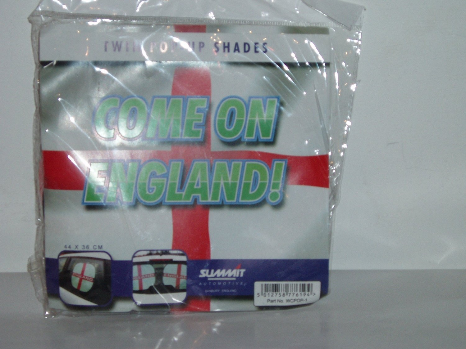 Summit twin pop-up shades come on England