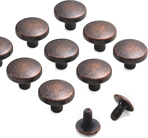 Miniatura 4 de YORANYO Juego de 30 tornillos Chicago de cuero, remaches de metal, remaches para ropa, tornillos de fijación de Chicago con picos y tachuelas para