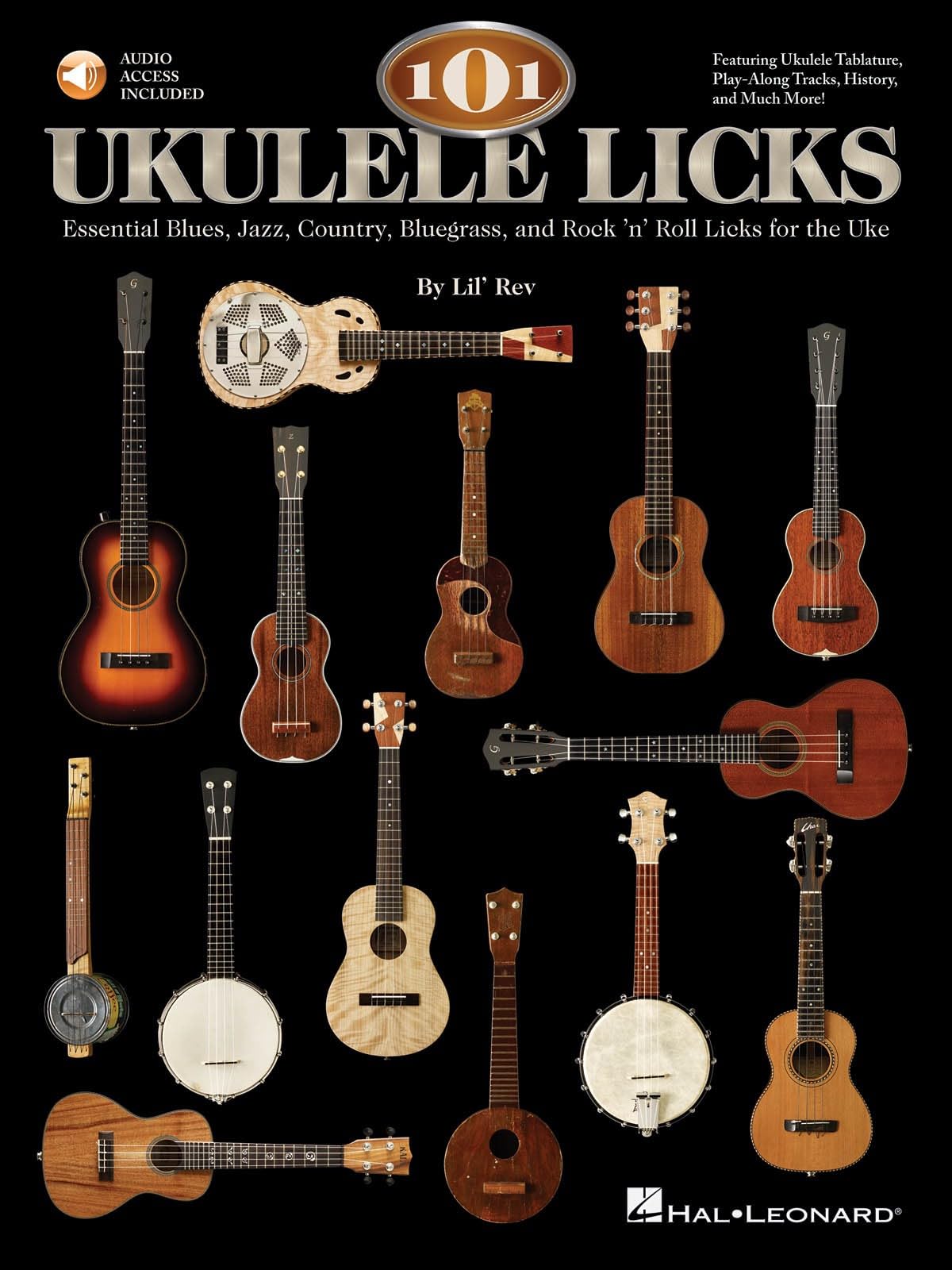 101 Ukulele Licks by Lil' Rev PAPERBACK 9781423482642