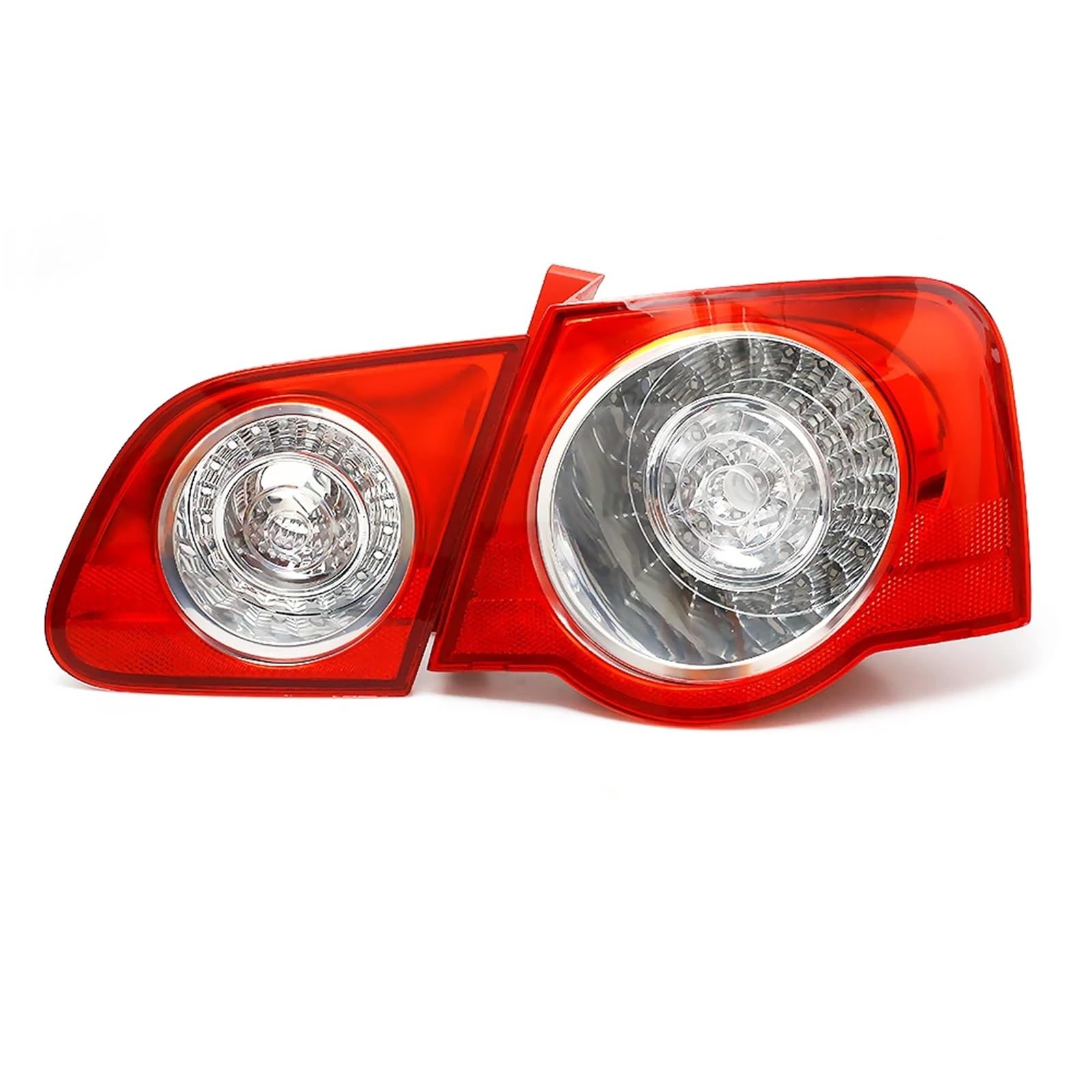 LED Luces Traseras para VW para Passat B6 Sendan 2006 2007 2008 2009 2010 2011 luz para Faro Trasero LED DRL Exterior Interior Izquierdo Lado Derecho Piloto Trasero(Color:1 Outside Right Side)
