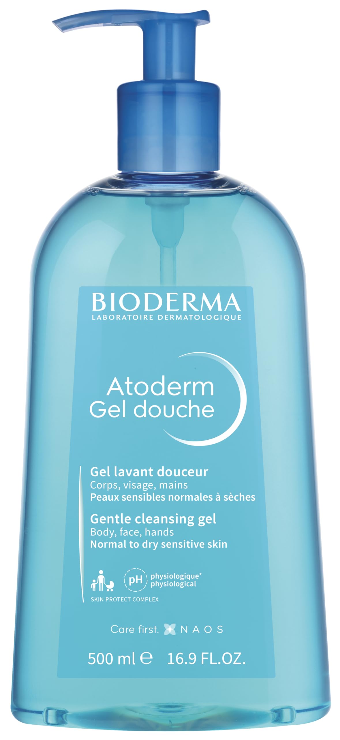 Bioderma Atoderm Shower Gel, Ultra-Gentle & Soap-Free, 500 ml