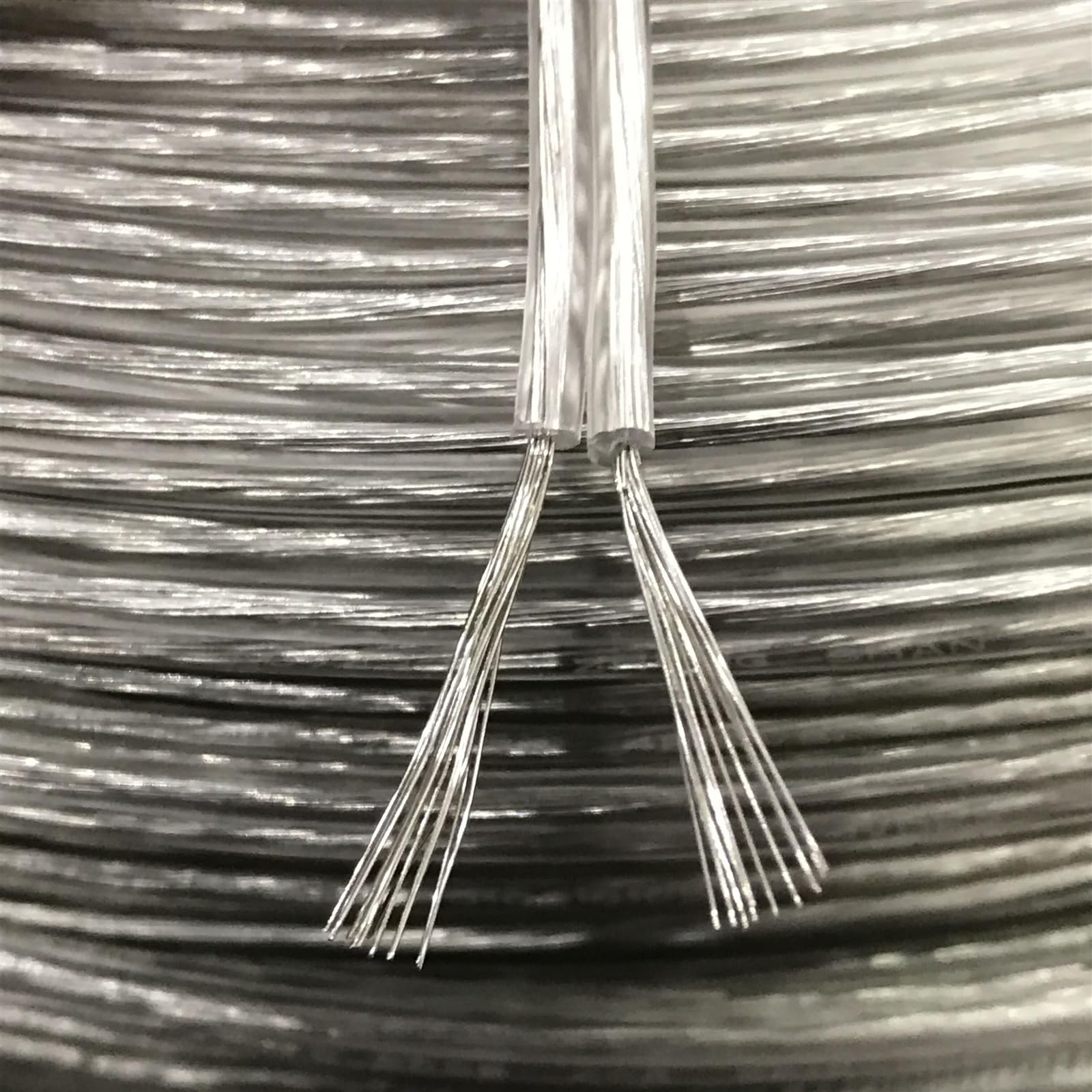 Cable paralelo de 2 núcleos de 18 AWG a 28 AWG, cable de cobre sólido transparente, alimentación de CC de 2 A/3 A/5 A for LED, cable de extensión eléctrica(26AWG,20meter)
