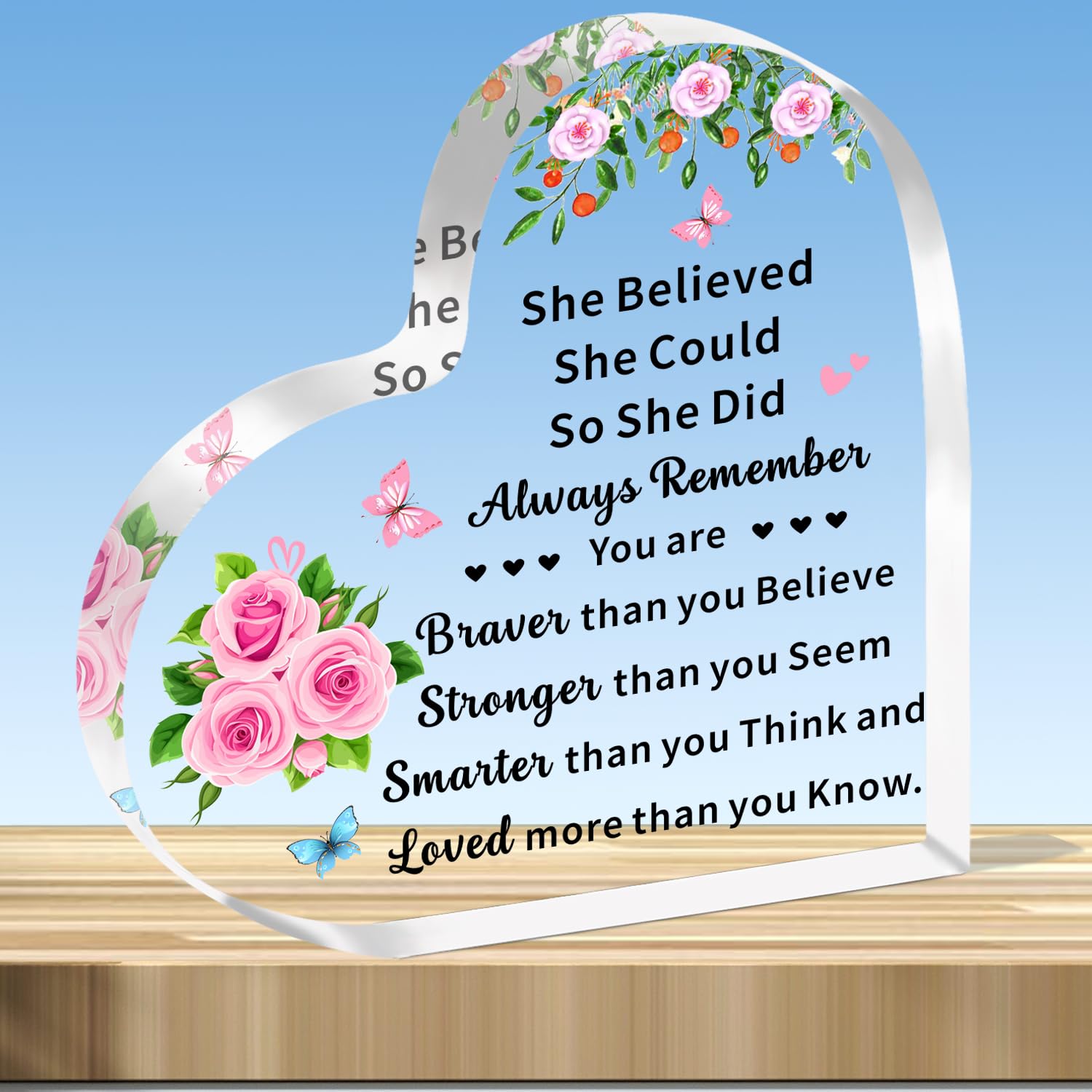 JMIMO Congratulations Gifts Proud of You Gifts Inspirational Gifts for Women Daughter Granddaughter Niece Sister Girlfriend best friends Exam Well Done Present