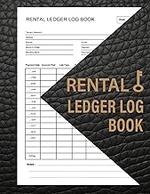 Rental Ledger Log Book: Simple Accounting Ledger Book to Keep Track and Record of Property Rent Incomes & Expenses For Landlords and Real estate Agents