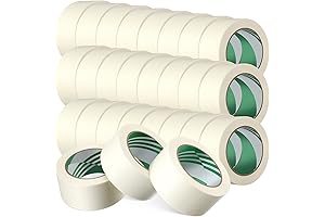 24 Rolls Wide Masking Tape 2 Inches Professional Painters Tape