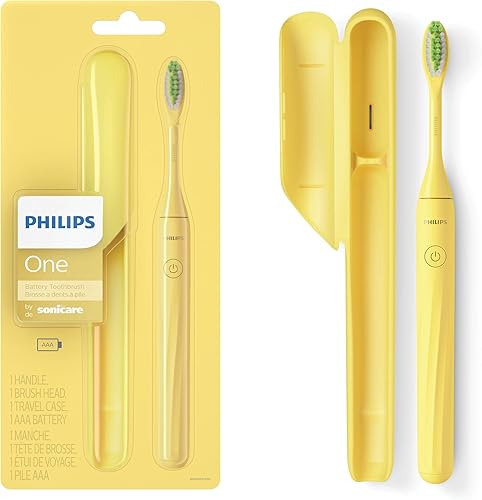 Philips One de Sonicare - Cepillo de dientes a batería color amarillo mango mango, Miami Coral, azul, azul marino (Midnight Navy Blue), Mint Light
