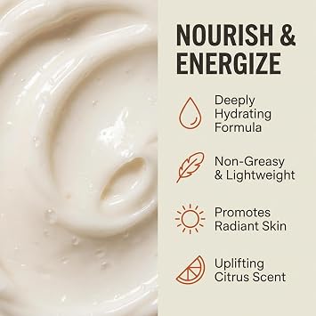 NATURE WELL Bergamot & Grapefruit Nourish & Energize Body Cream, 16 Oz