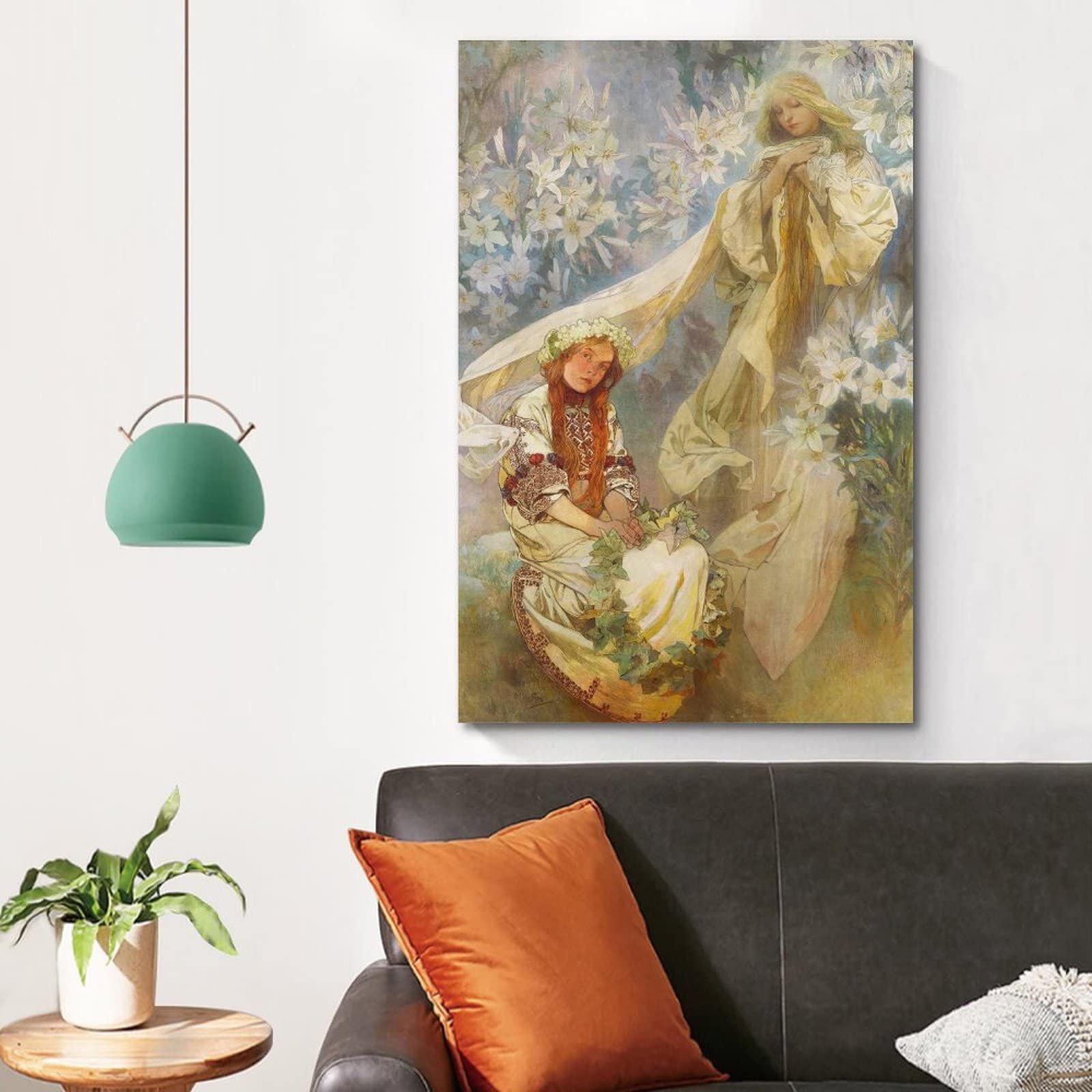 La Dame Aux Camelias Painting by Alphonse Mucha - Fine Art America